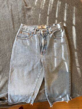 Vintage 90s GAP Work Force Denim Shorts USA Made